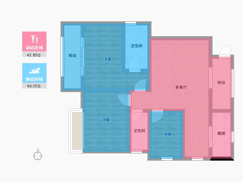 福建省-南平市-建瓯三江国际-81.15-户型库-动静分区