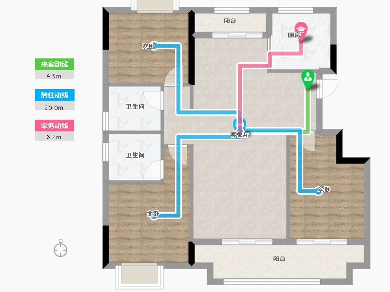 安徽省-阜阳市-铂顺府-97.00-户型库-动静线