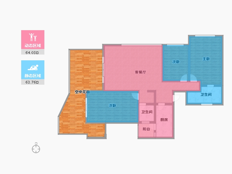 云南省-保山市-翰樘城逸府-149.50-户型库-动静分区