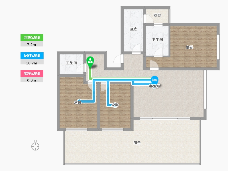 云南省-保山市-翰樘城逸府-138.04-户型库-动静线