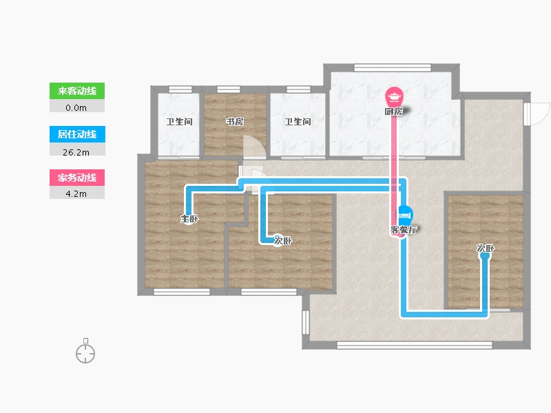 福建省-莆田市-中央二期-120.00-户型库-动静线