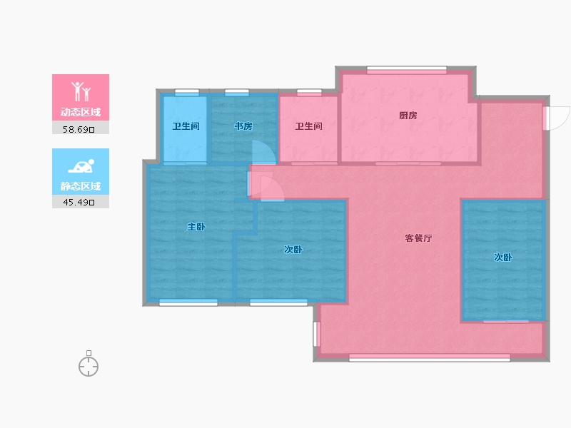 福建省-莆田市-中央二期-120.00-户型库-动静分区