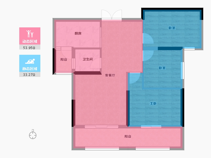 湖南省-衡阳市-俊景万和城-78.01-户型库-动静分区