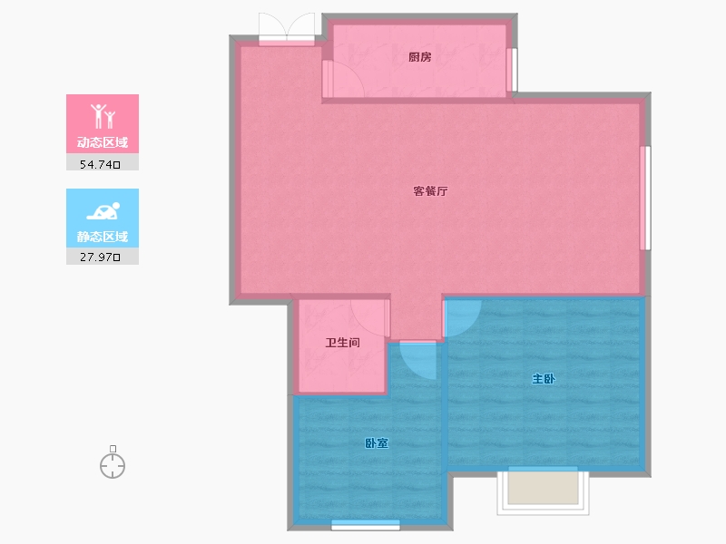 河北省-保定市-田园文苑-76.15-户型库-动静分区