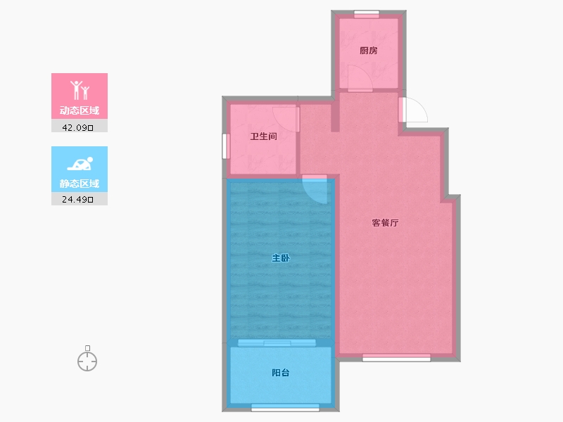 河北省-保定市-中莱是泰家园-59.56-户型库-动静分区