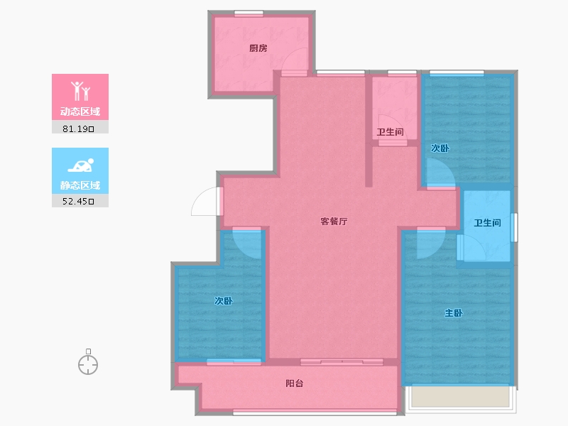 山东省-东营市-贵和府-120.00-户型库-动静分区