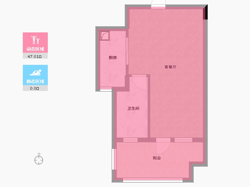 河南省-焦作市-万基·华府-41.60-户型库-动静分区