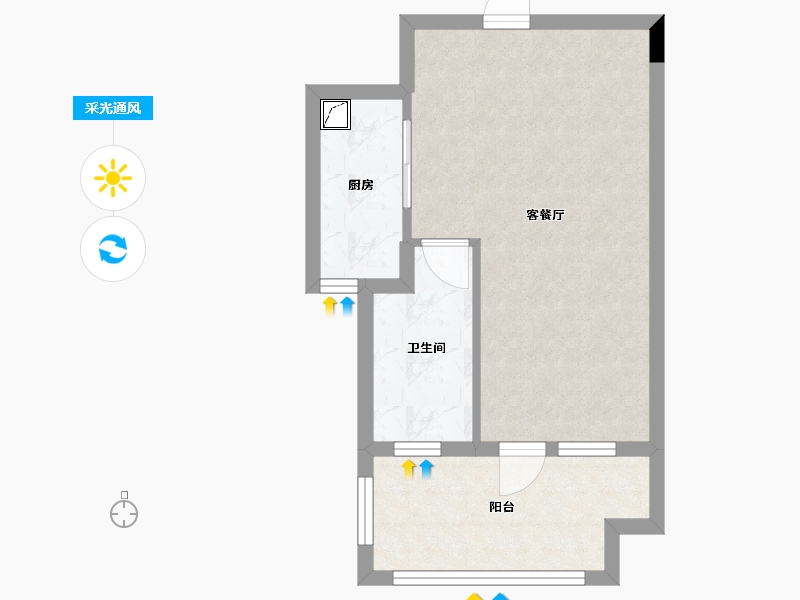 河南省-焦作市-万基·华府-41.60-户型库-采光通风