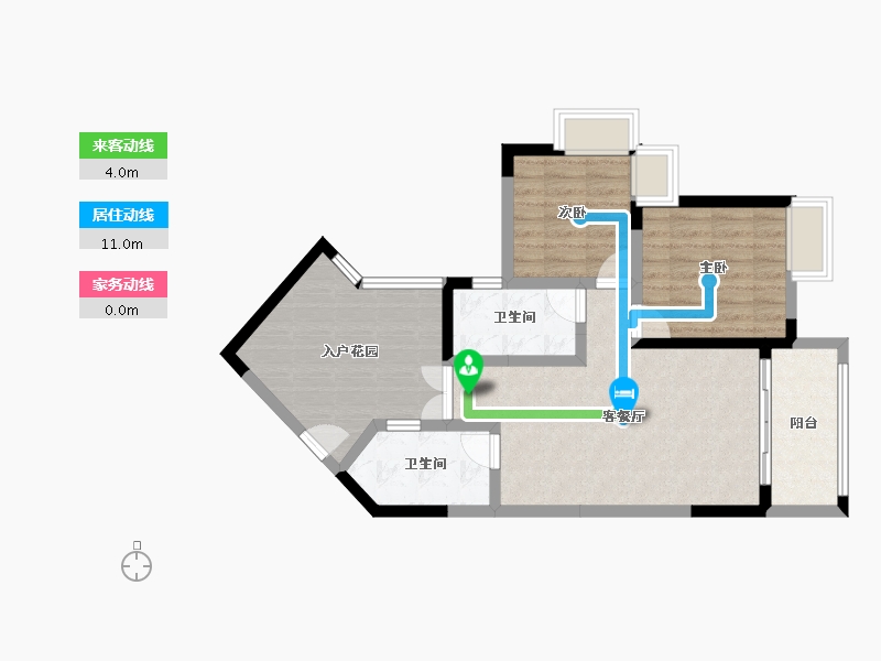 云南省-红河哈尼族彝族自治州-林雲凤凰城-74.08-户型库-动静线