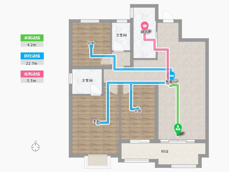 河南省-南阳市-中奥唐河府-96.83-户型库-动静线