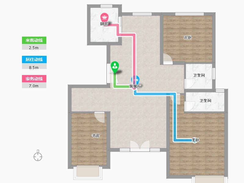 山东省-济宁市-和园-108.00-户型库-动静线