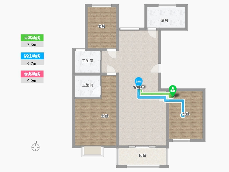 河北省-邢台市-中央公园-120.00-户型库-动静线