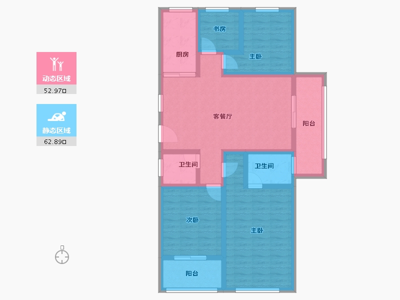 福建省-南平市-邵武宏林·世纪城-102.15-户型库-动静分区