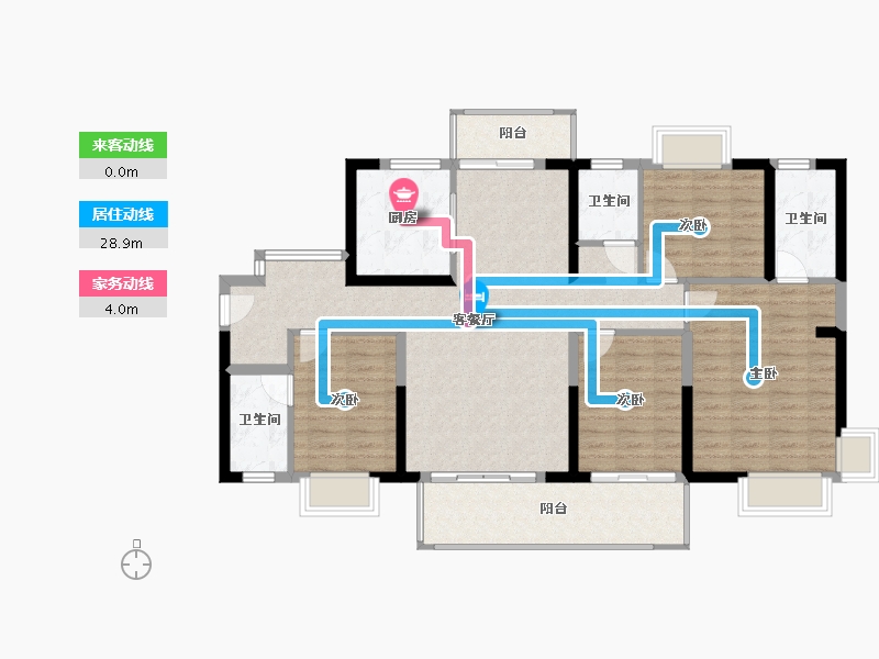 广东省-东莞市-海德琥珀臺-117.04-户型库-动静线