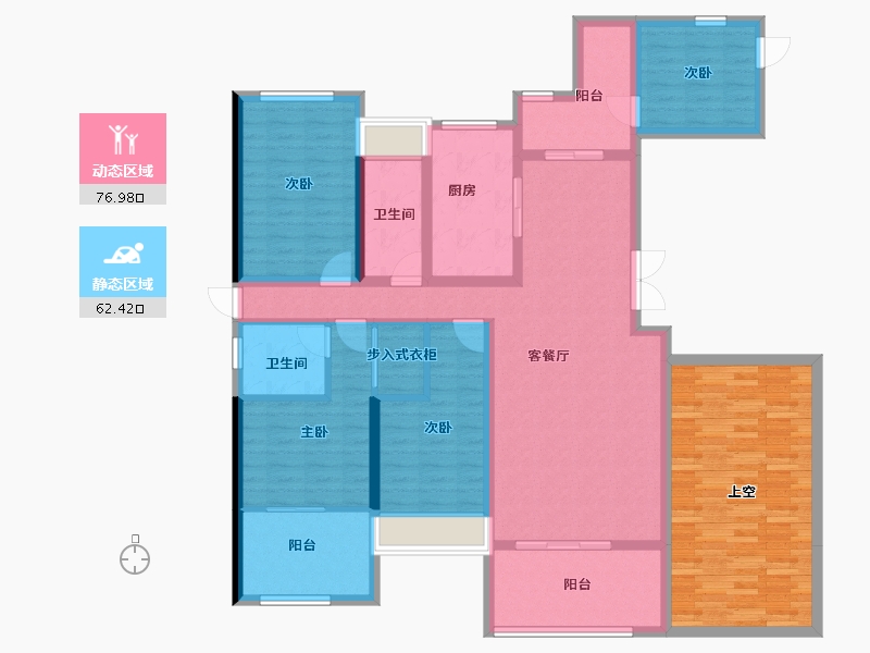 湖南省-娄底市-铁昇资水原著-148.28-户型库-动静分区