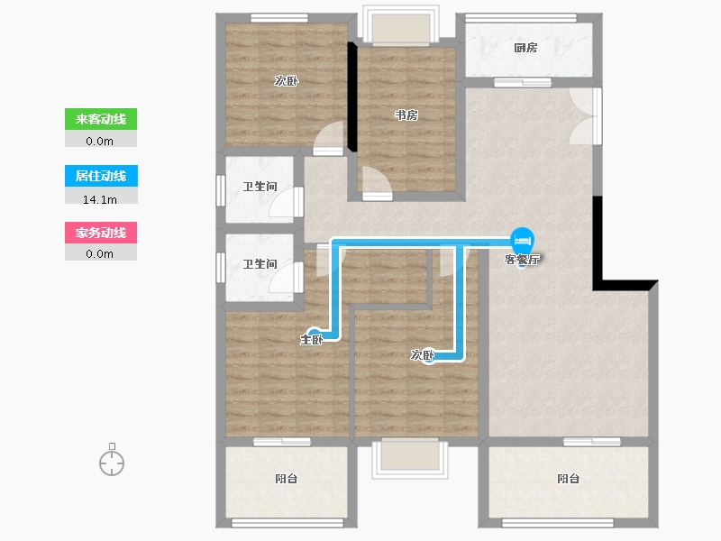 广西壮族自治区-南宁市-南宁启迪东盟科技城-113.16-户型库-动静线