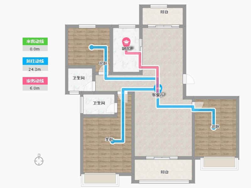 陕西省-安康市-坝河新城-118.15-户型库-动静线