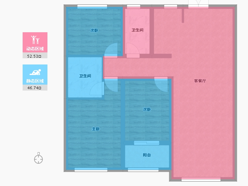 河北省-邢台市-上东御府-99.00-户型库-动静分区