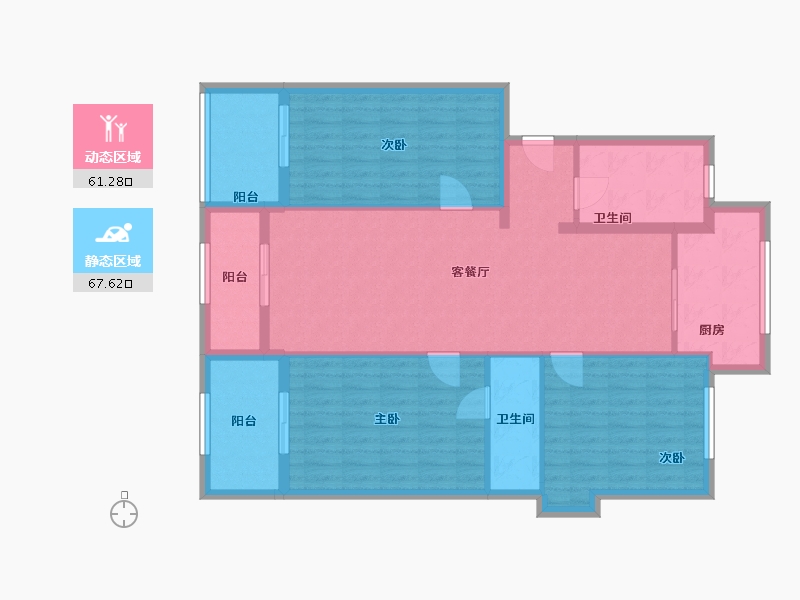 安徽省-阜阳市-石榴学府-117.00-户型库-动静分区