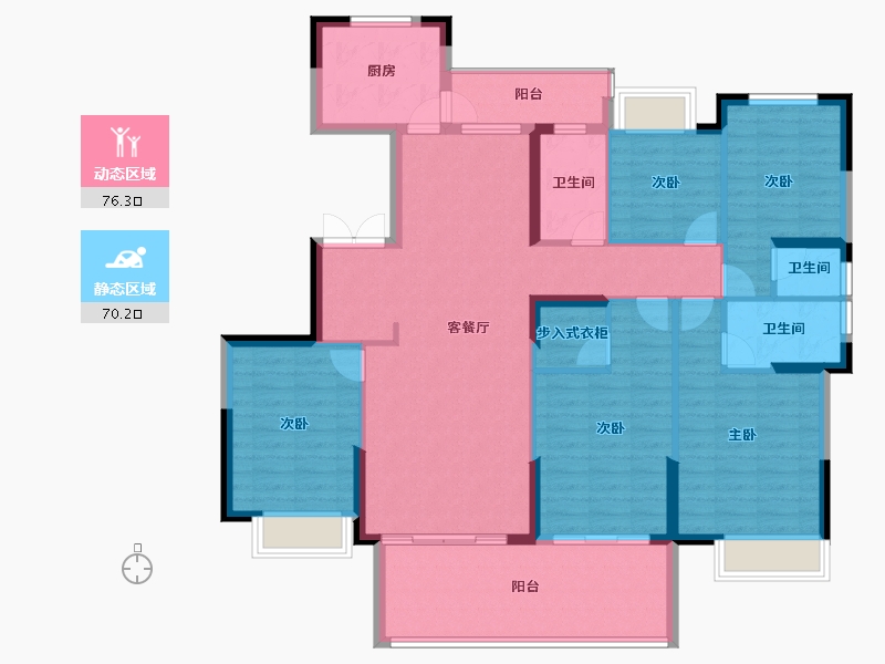 福建省-南平市-金桥生态家园-132.00-户型库-动静分区