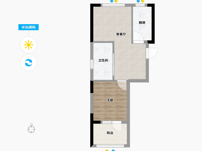 河南省-焦作市-万基·华府-42.16-户型库-采光通风