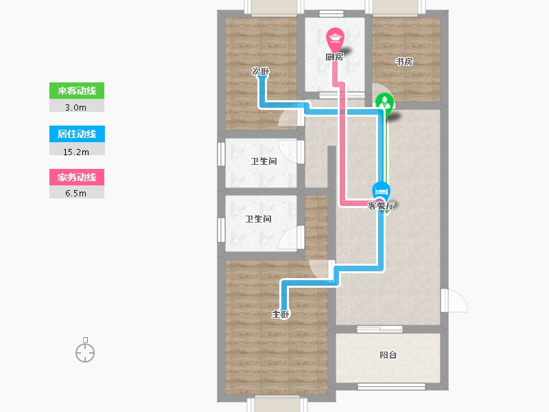 福建省-南平市-建瓯三江国际-84.15-户型库-动静线