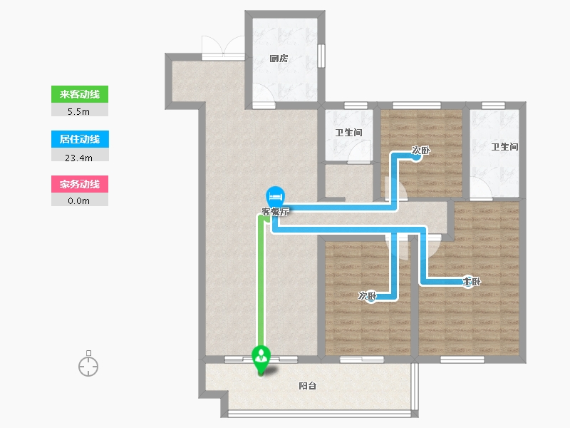 山东省-菏泽市-中丞玖璋台-108.00-户型库-动静线