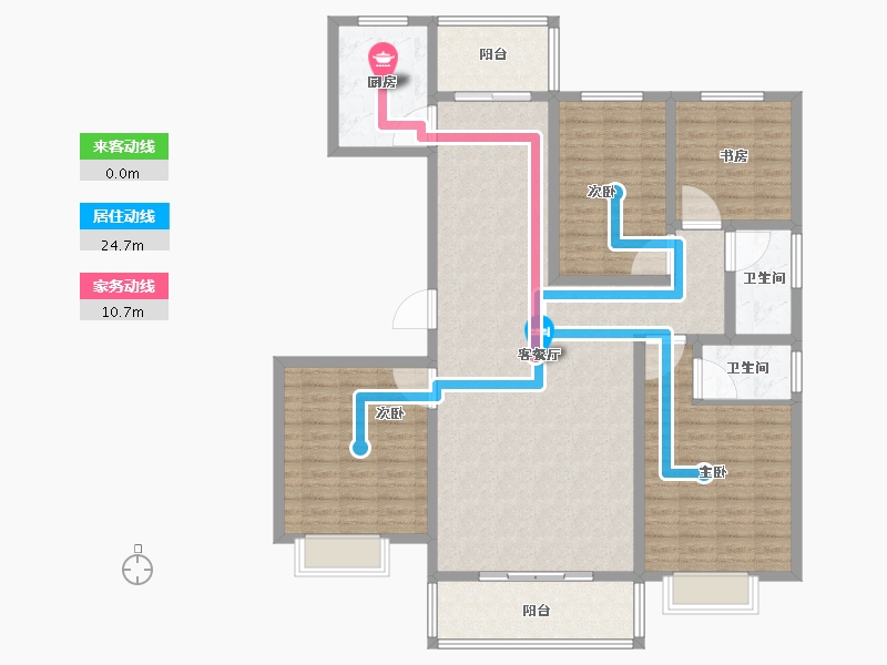 河南省-安阳市-林州鼎胜银河湾二期-140.00-户型库-动静线