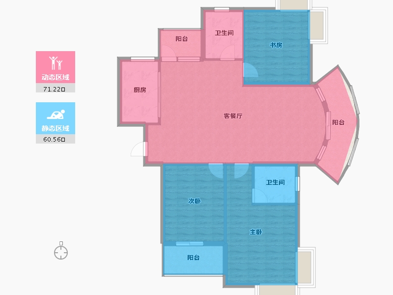 福建省-南平市-建瓯水岸蓝桥-121.88-户型库-动静分区