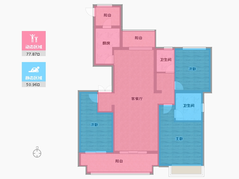 河南省-信阳市-东方今典印象湖山-115.32-户型库-动静分区