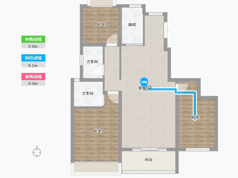 河南省-南阳市-梧桐公馆III期-99.20-户型库-动静线