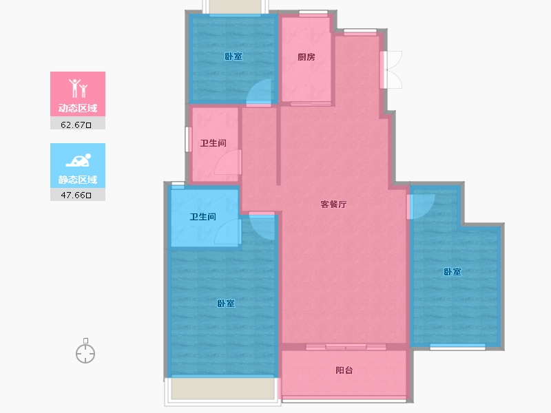 河南省-南阳市-梧桐公馆III期-99.20-户型库-动静分区