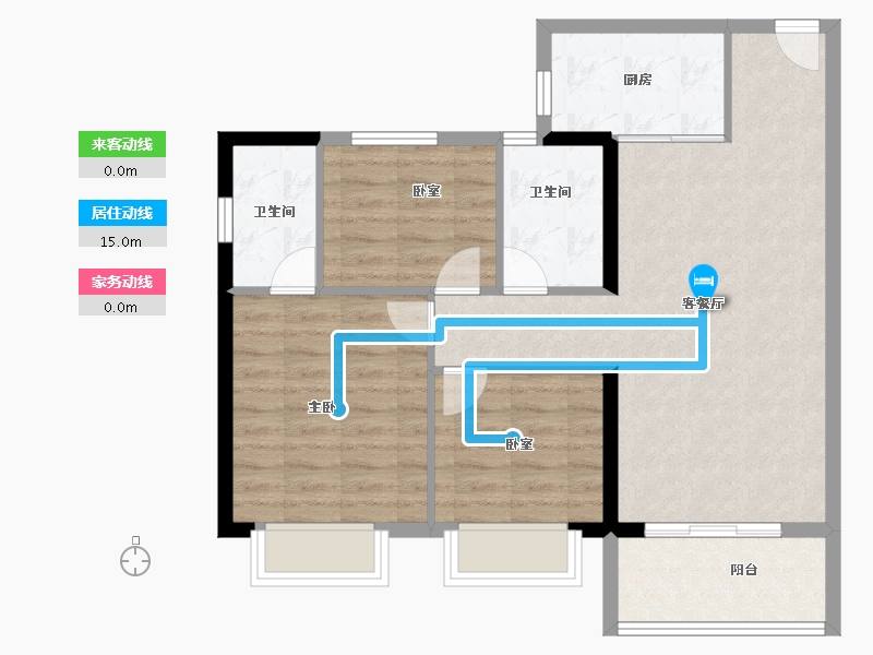 福建省-三明市-南城首府-77.60-户型库-动静线