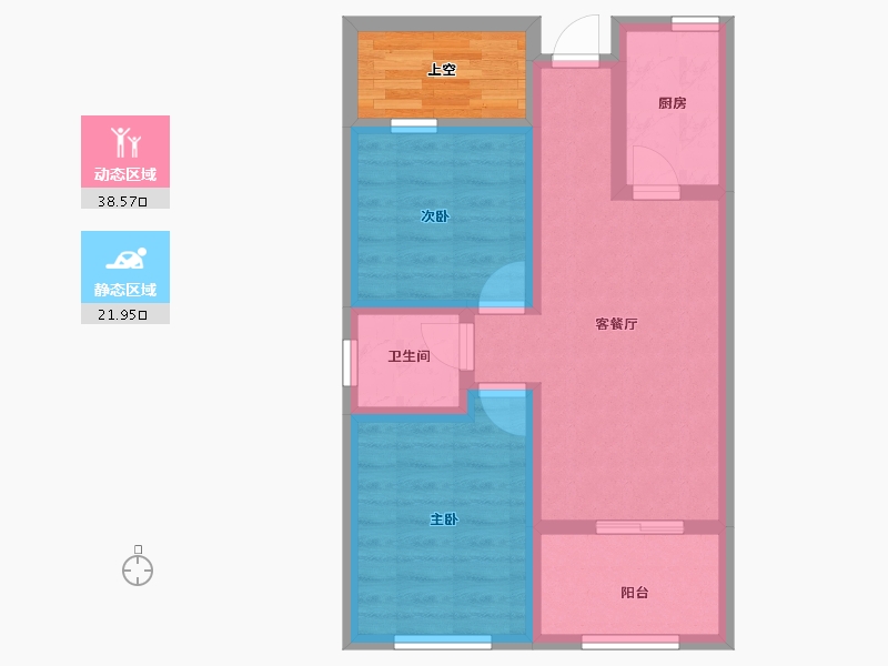 福建省-南平市-邵武宏林·世纪城-56.97-户型库-动静分区