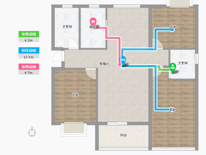 湖北省-孝感市-中仁御景-98.06-户型库-动静线