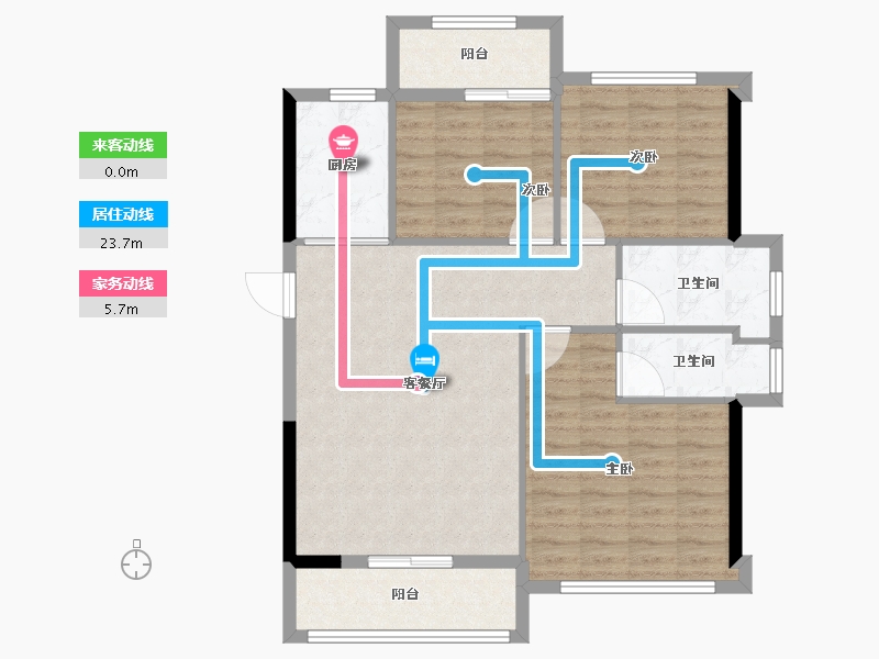 福建省-宁德市-福鼎盛大庄园-91.20-户型库-动静线