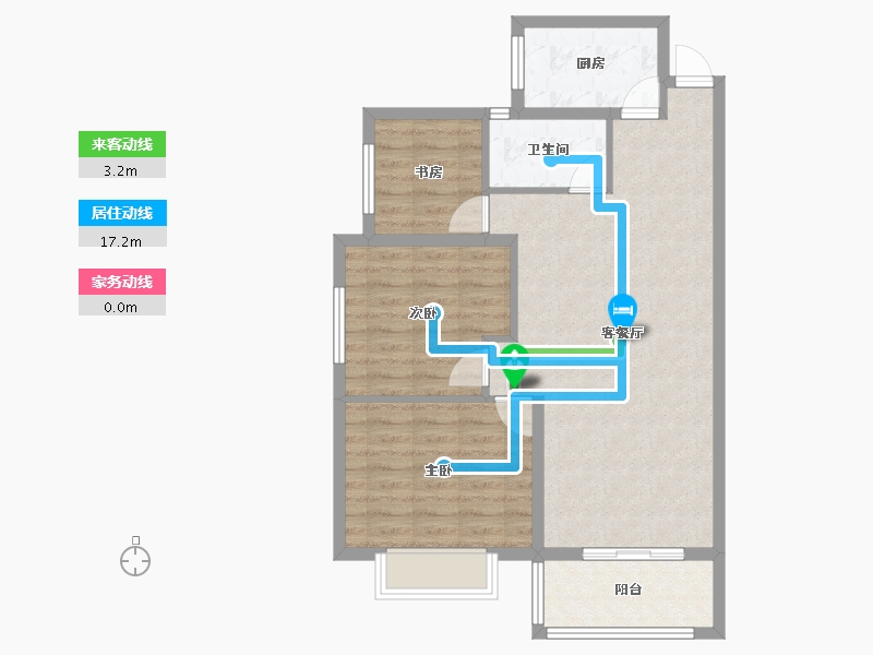 河南省-洛阳市-路通花园-77.77-户型库-动静线