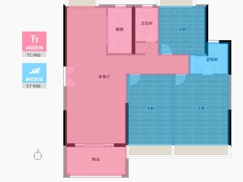 河南省-信阳市-华英中央帝景-119.00-户型库-动静分区