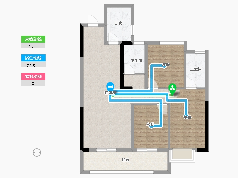 湖北省-孝感市-加泰北美金海岸-92.00-户型库-动静线