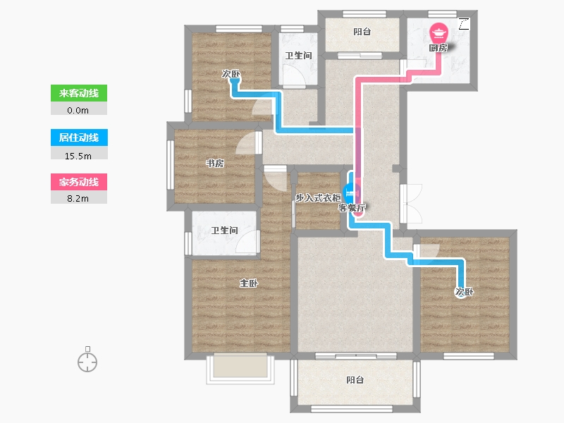 河南省-商丘市-红河壹号院-115.00-户型库-动静线