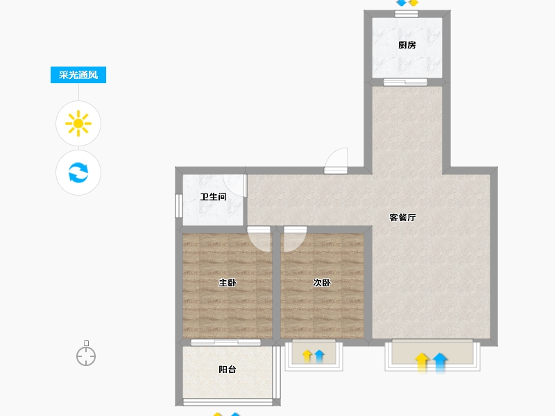 福建省-南平市-武夷山樟树园-73.01-户型库-采光通风