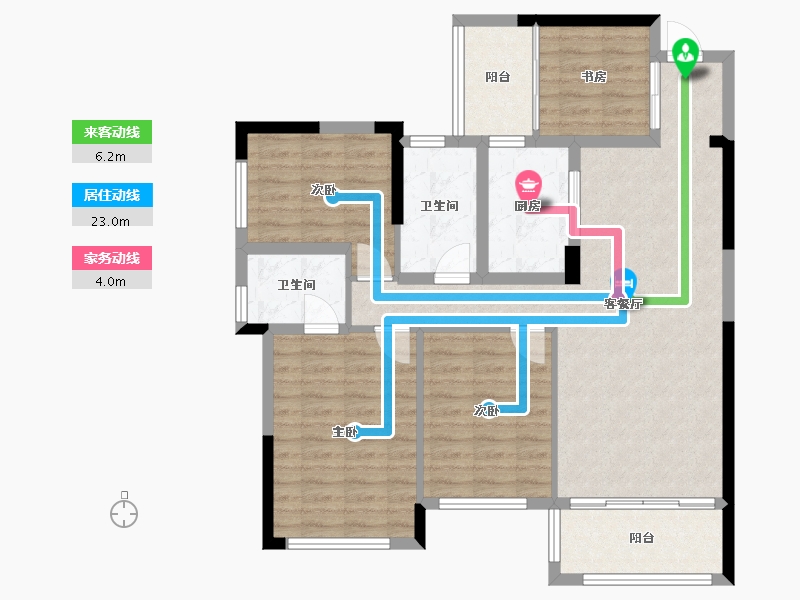 贵州省-黔东南苗族侗族自治州-天玺湾-99.00-户型库-动静线