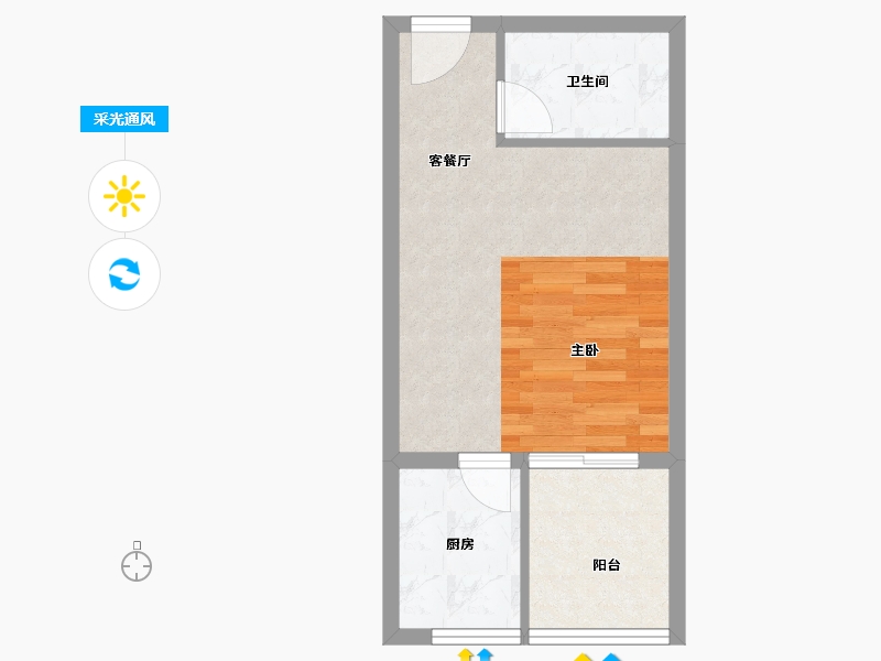 河南省-洛阳市-城筑伊河源-36.69-户型库-采光通风