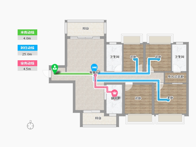 四川省-泸州市-敏捷江城源著-96.15-户型库-动静线