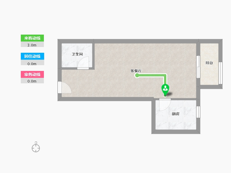 山西省-太原市-智诚·御河骏景D区-36.80-户型库-动静线