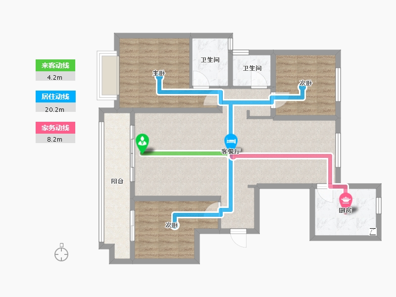 山东省-滨州市-中兴府-98.00-户型库-动静线