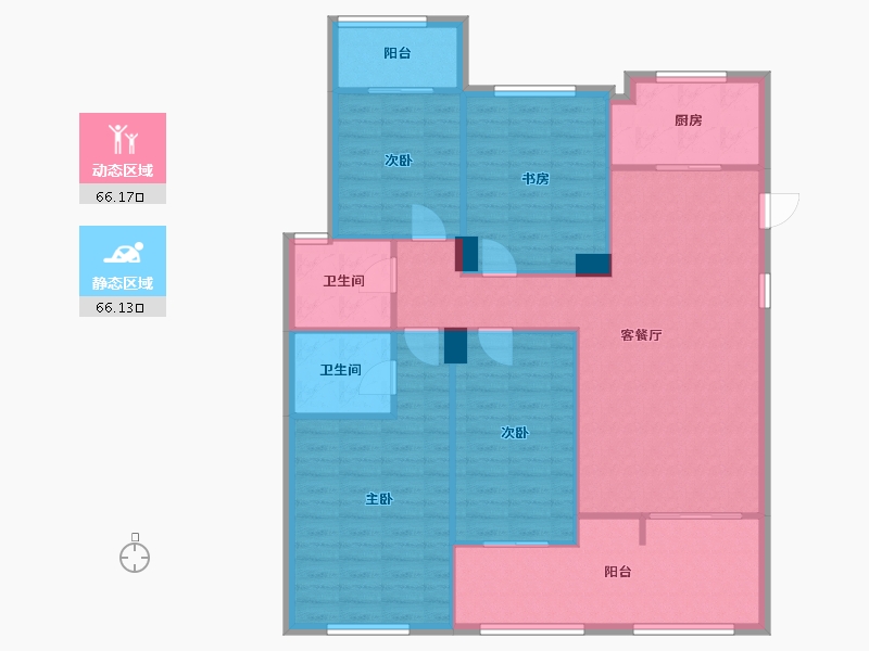 浙江省-湖州市-赞成名仕府-119.36-户型库-动静分区