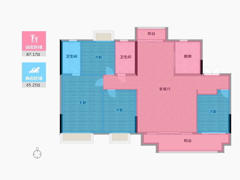 江西省-赣州市-双珑原著-140.00-户型库-动静分区