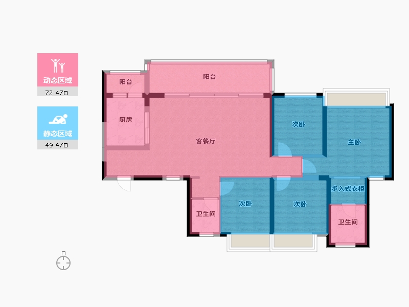 四川省-成都市-中建天府公馆-110.00-户型库-动静分区