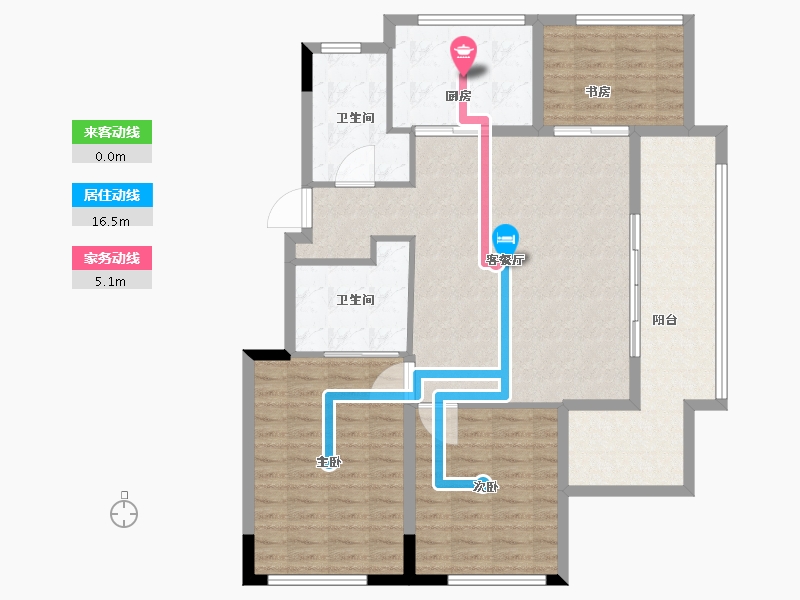 江苏省-扬州市-石柱山国际康养城-112.00-户型库-动静线